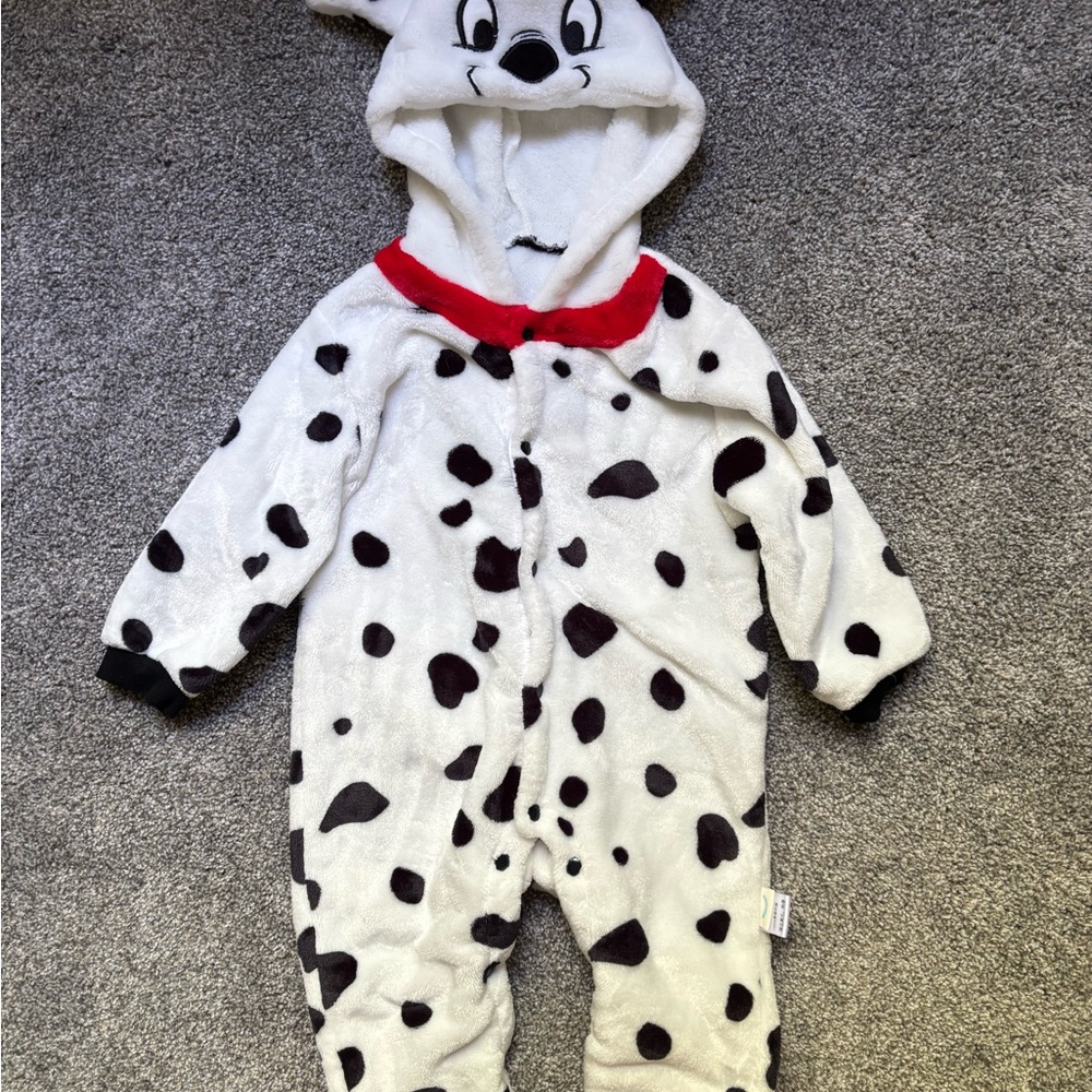 Dalmatian Hooded One Piece Costume
